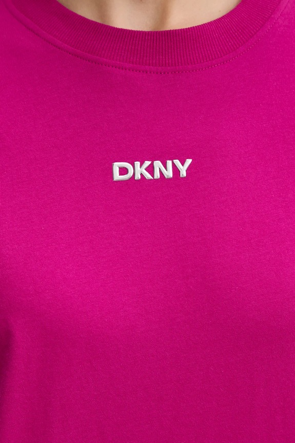 DKNY póló női pamut rózsaszín DP6T1662