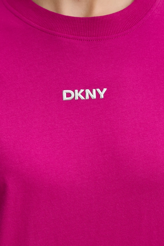 DKNY majica za žene od pamuka roza DP6T1662