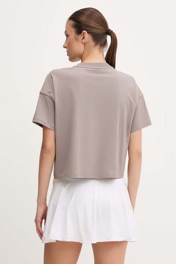 Odzież DKNY T-shirt damski bawełniany DP6T1662 beżowy