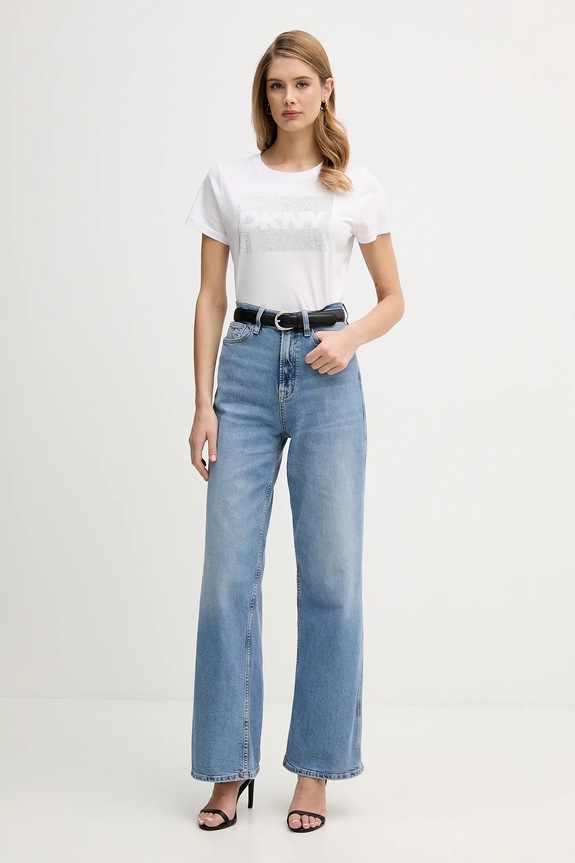 Tričko Dkny DJ6T1701 biela SS26
