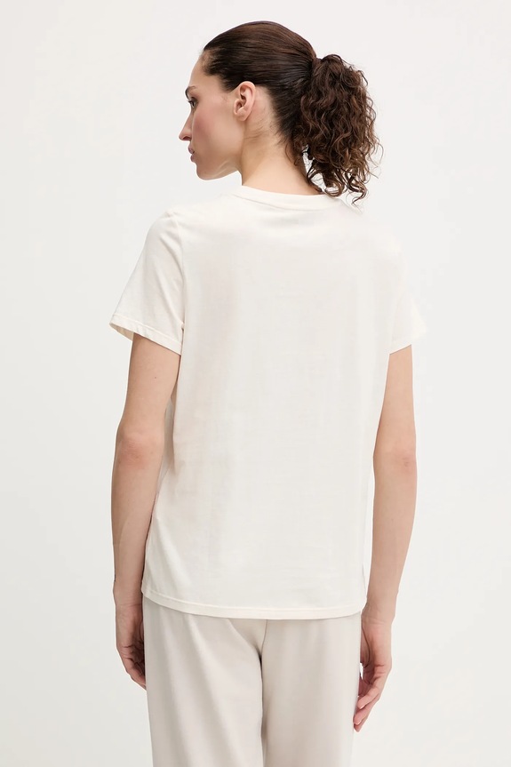 Îmbrăcăminte Dkny tricou din bumbac DP6T1557 bej