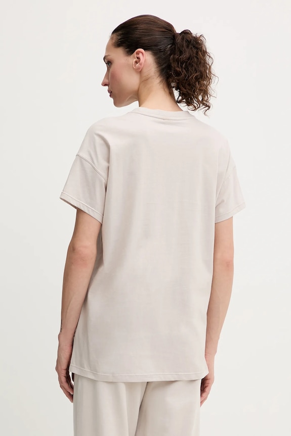 Oblečenie Bavlnené tričko Dkny DP6T1534 béžová