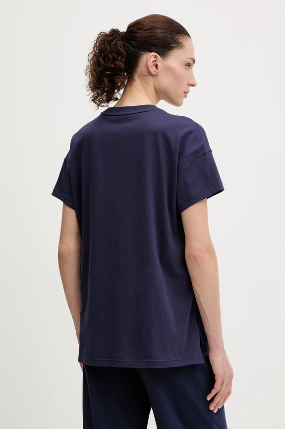 Oblečenie Bavlnené tričko Dkny DP6T1534 modrá