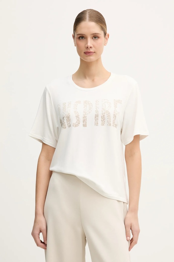 Joseph Ribkoff t-shirt aplikacja biały 261967