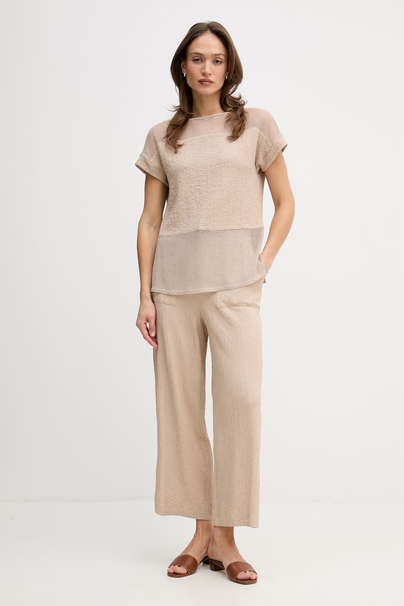 Joseph Ribkoff t-shirt damski 261247 beżowy SS26