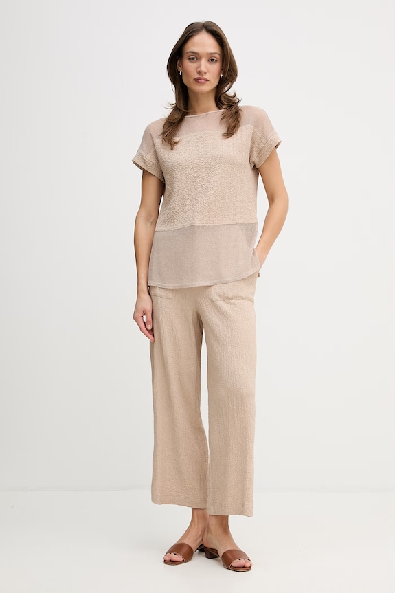 Joseph Ribkoff t-shirt damski 261247 beżowy SS26