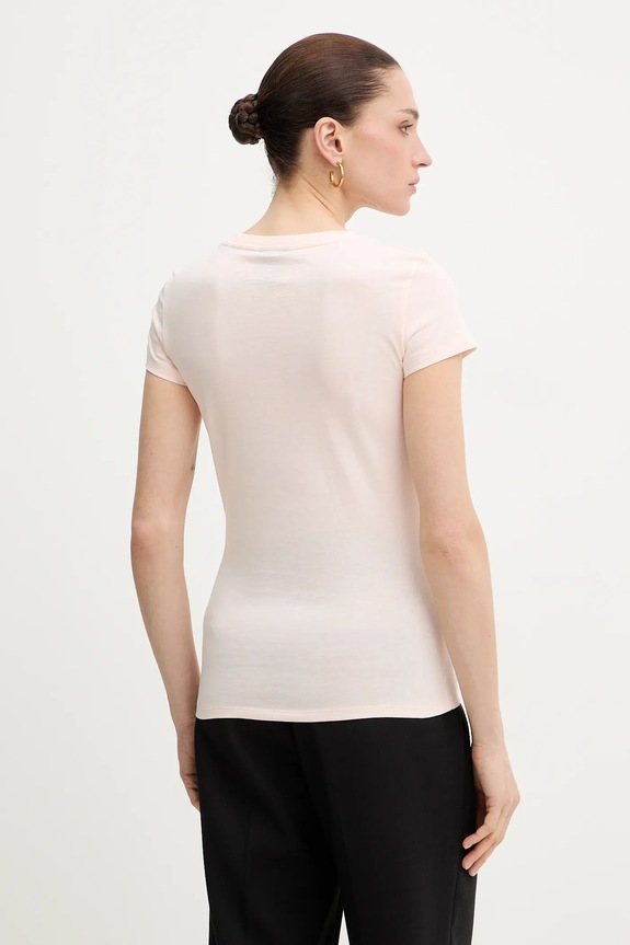 Îmbrăcăminte Armani Exchange tricou din bumbac 8NYTDL.YJ73Z. roz