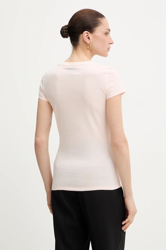 Îmbrăcăminte Armani Exchange tricou din bumbac 8NYTDL.YJ73Z. roz