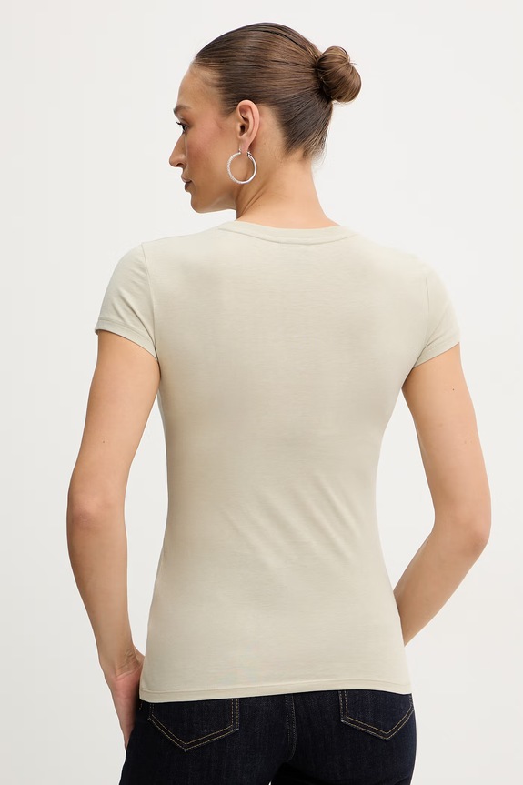 Bavlnené tričko Armani Exchange 8NYTDL.YJ73Z. zelená SS26