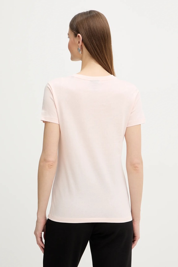 Odzież Armani Exchange t-shirt basic damski XW000839.AF10356. różowy
