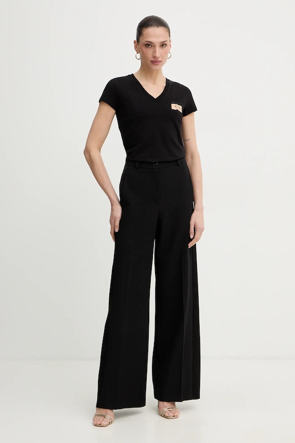 Tričko Armani Exchange XW001803.AF16294 čierna SS26