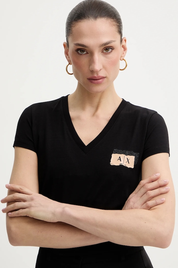 Tričko Armani Exchange čierna XW001803.AF16294