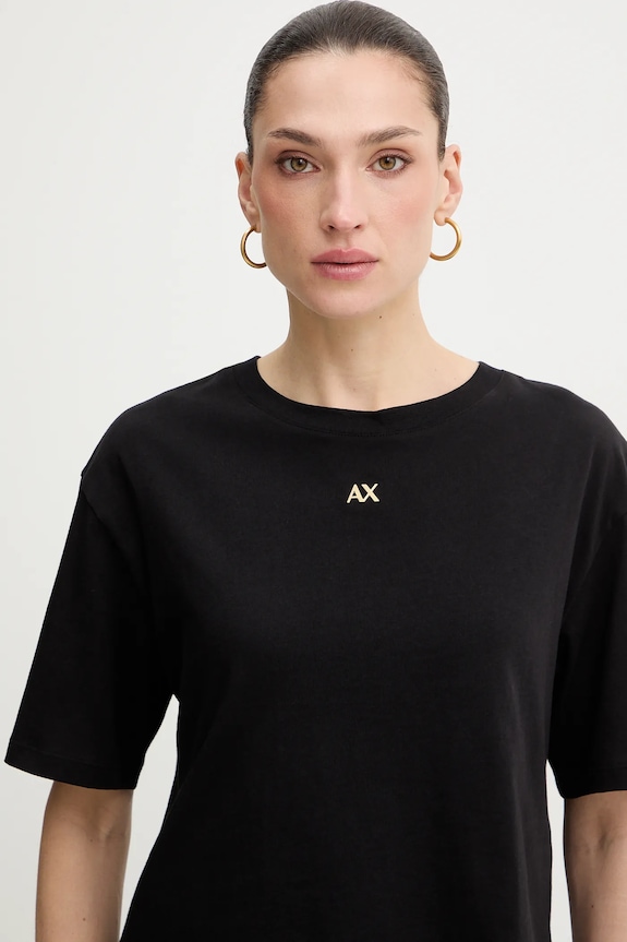 Bavlnené tričko Armani Exchange čierna XW001836.AF10356