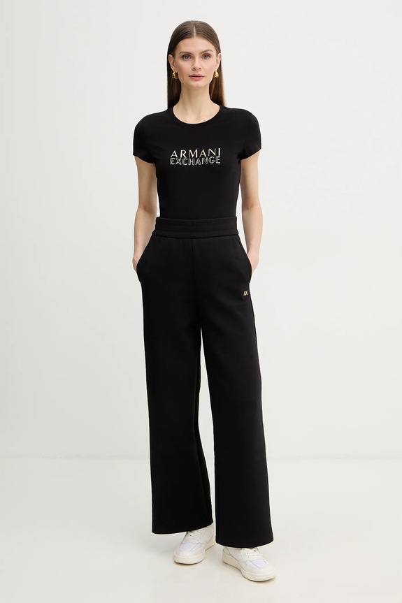 Tričko Armani Exchange XW001837.AF16294 čierna SS26