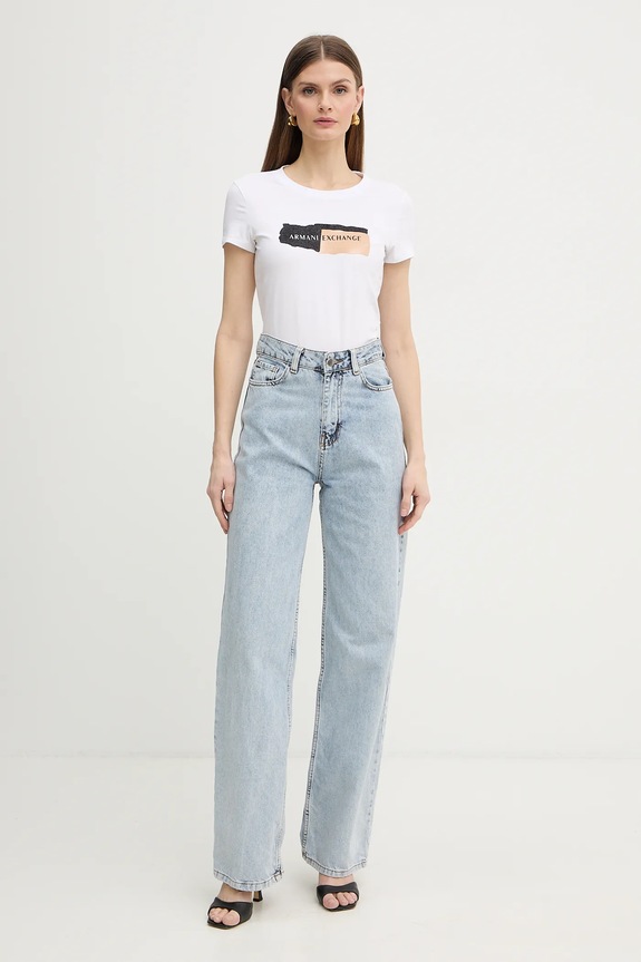 Tričko Armani Exchange XW002841.AF16294 biela SS26