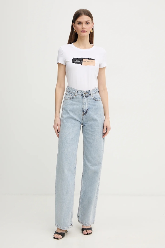Tričko Armani Exchange XW002841.AF16294 biela SS26