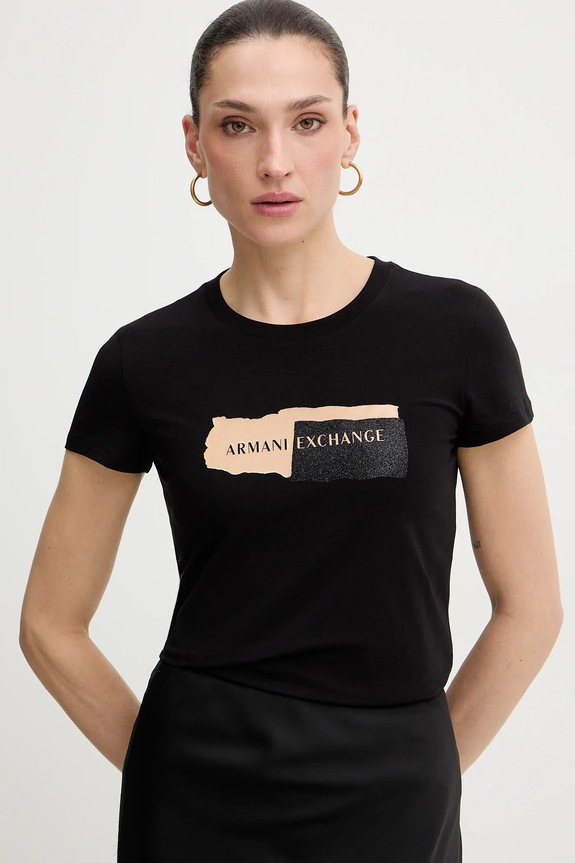 Tričko Armani Exchange čierna XW002841.AF16294