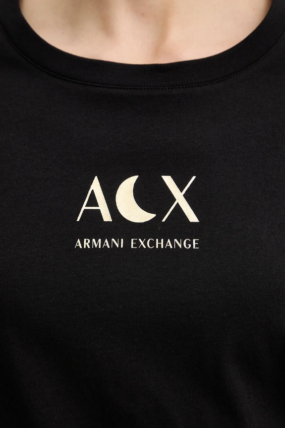 Bavlnené tričko Armani Exchange XW001850.AF10356 čierna