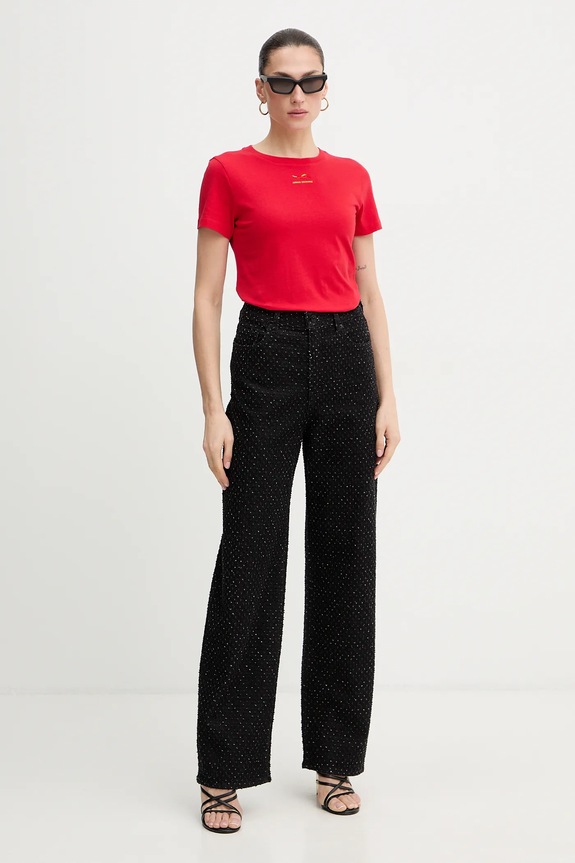 Bavlnené tričko Armani Exchange XW001856.AF10356 červená SS26