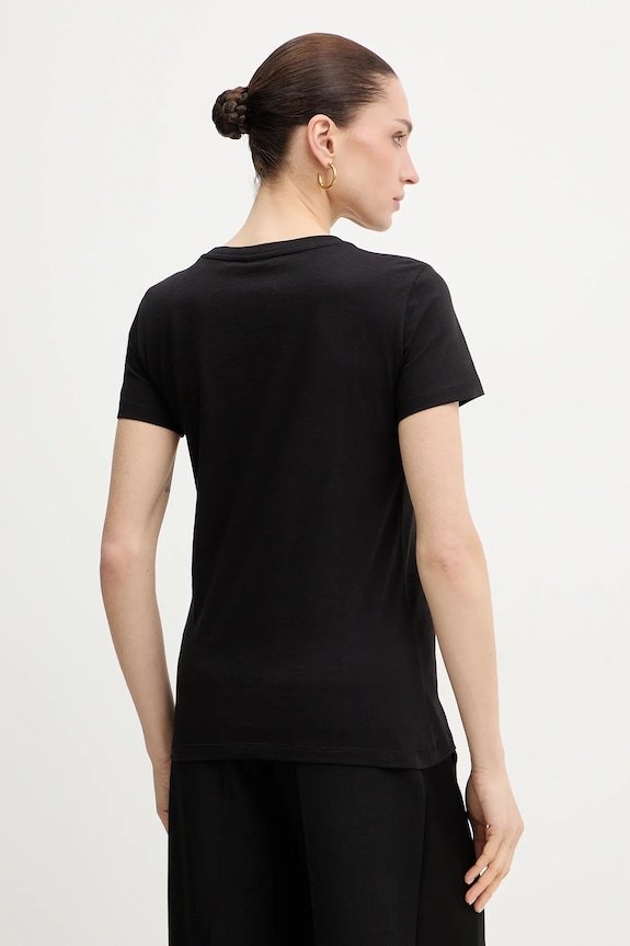 Oblečenie Bavlnené tričko Armani Exchange XW001856.AF10356 čierna