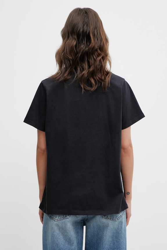 Odzież GANNI t-shirt bawełniany A1050070 szary