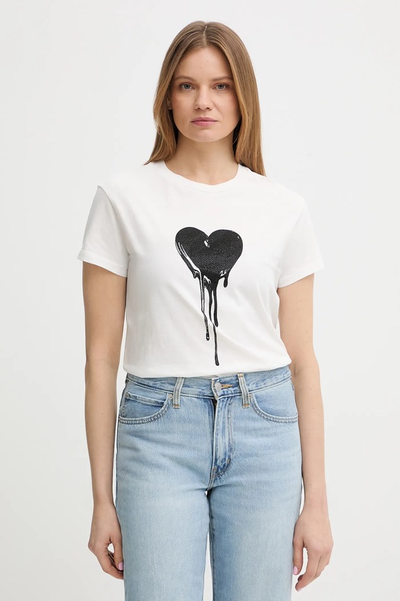 ZADIG&VOLTAIRE t-shirt bawełniany regular biały JWTS02858