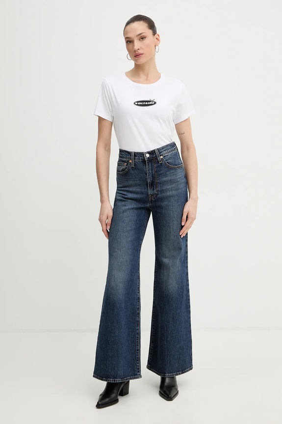 Bavlnené tričko ZADIG&VOLTAIRE JWTS02840 biela SS26