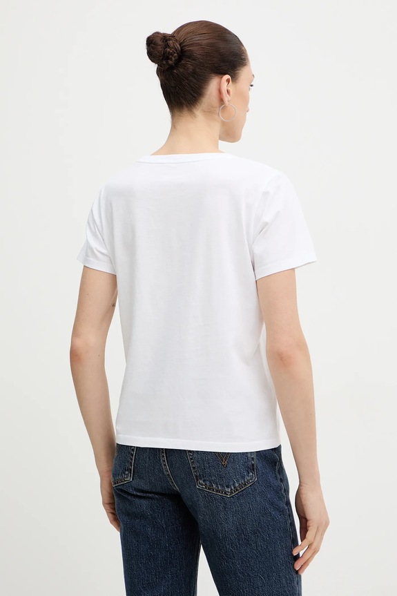 Oblečenie Bavlnené tričko ZADIG&VOLTAIRE JWTS02840 biela