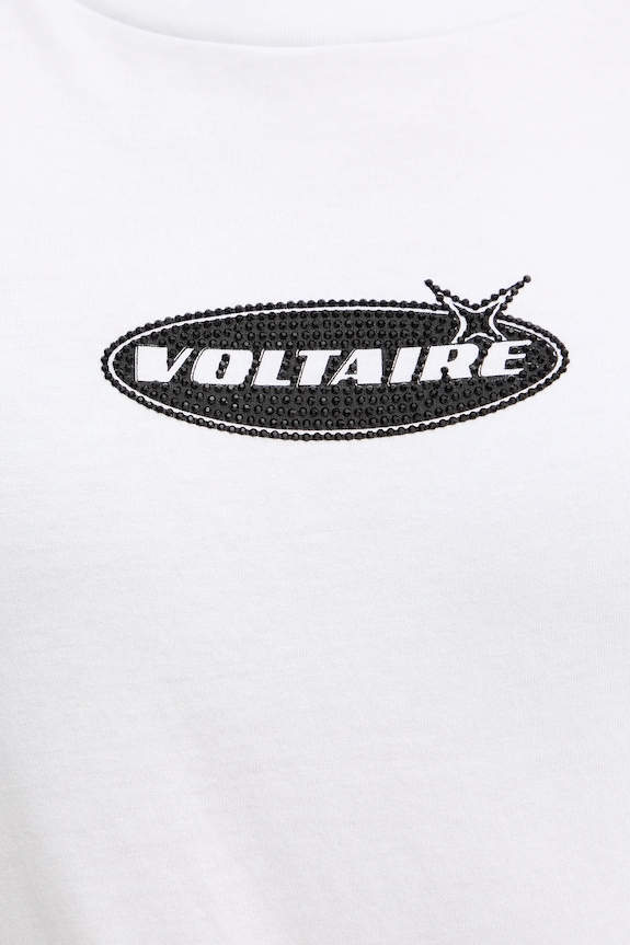 Bavlnené tričko ZADIG&VOLTAIRE JWTS02840 biela