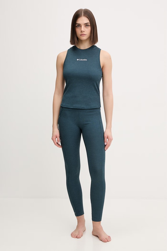 Columbia top sportowy 2155342 turkusowy SS26