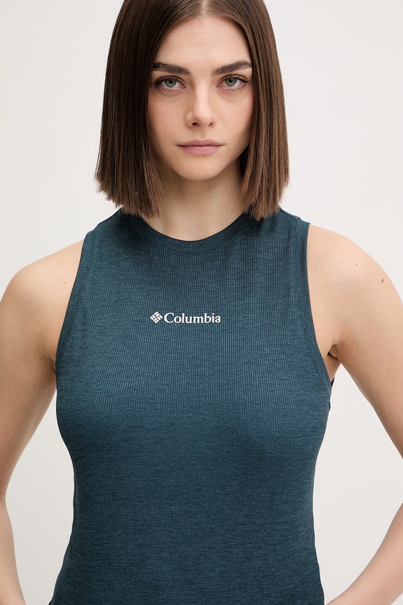 Columbia top sportowy turkusowy 2155342