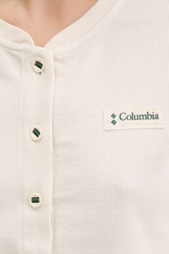 Columbia tričko dámske s bavlnou Acker Rock 2157051 béžová