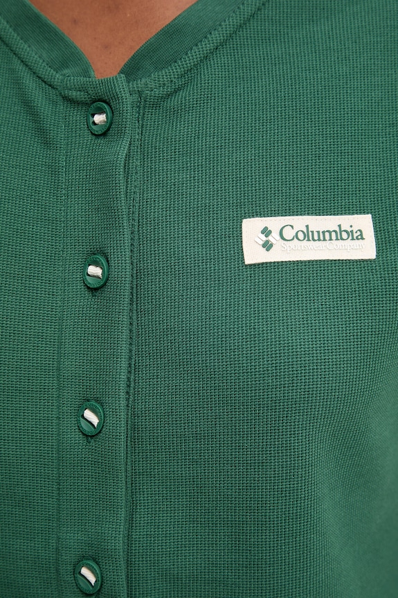 Columbia Acker Rock t-shirt z bawełną damski zielony 2157051