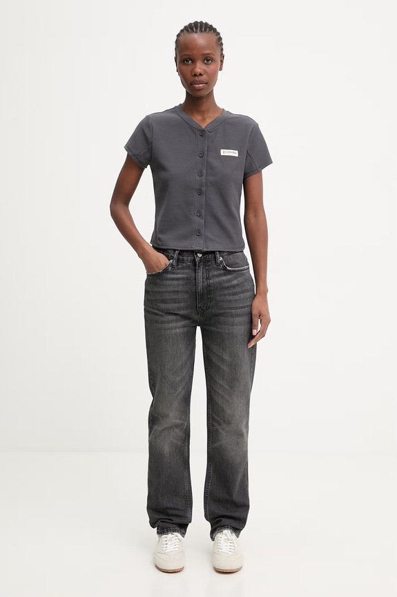 Columbia Acker Rock t-shirt z bawełną damski 2157051 szary