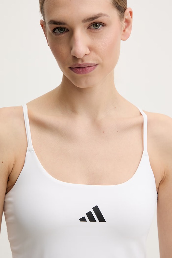 adidas Performance top da allenamento Optime bianco JN6856