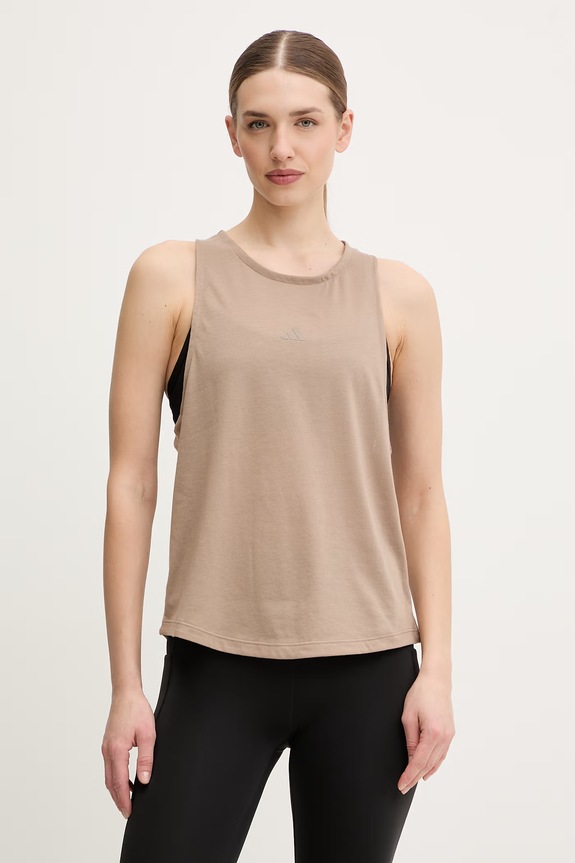adidas Performance top treningowy Motion Essentials pozostałe brązowy JY2818