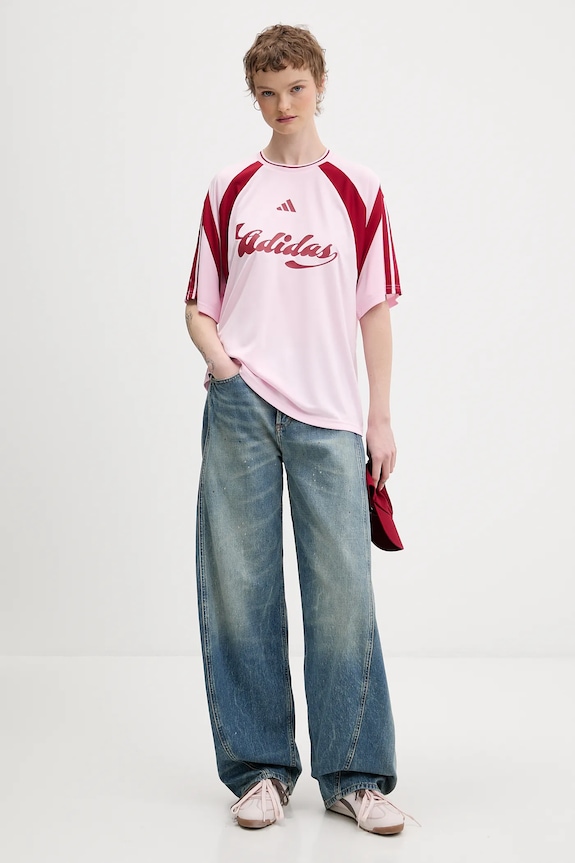 adidas tricou House of Tiro JY7624 roz SS26