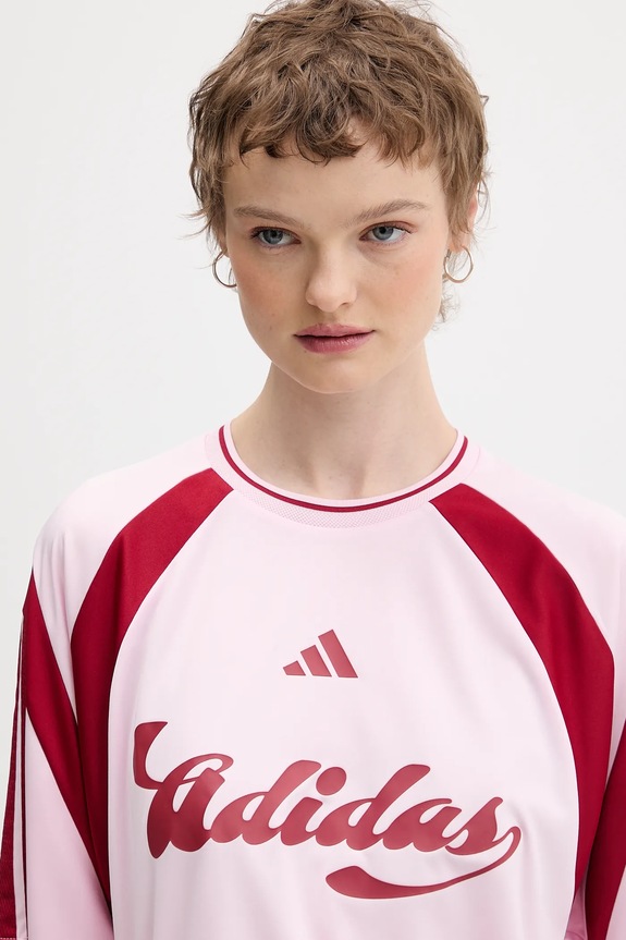 adidas tricou House of Tiro roz JY7624