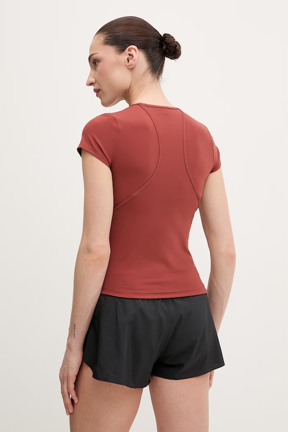 Îmbrăcăminte adidas by Stella McCartney tricou de antrenament pentru femei JY8140 maro