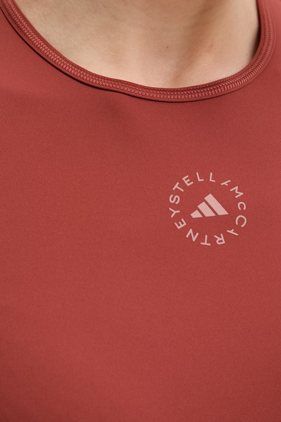 adidas by Stella McCartney tricou de antrenament pentru femei JY8140 maro