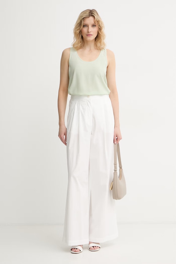 Pinko Τοπ γυναικείο μεταξωτό 104670.A2T7 πράσινο SS26