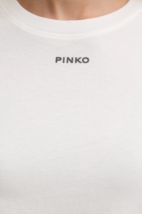 Pinko tricou din bumbac 100373.A34F bej