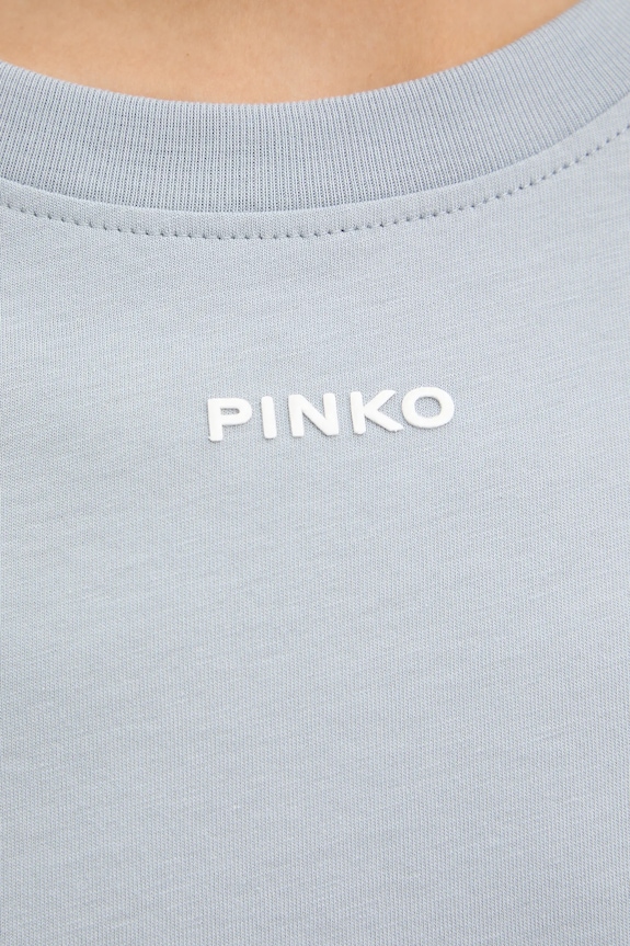 Bavlnené tričko Pinko 100373.A34F modrá
