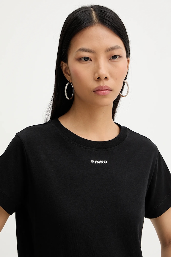 Памучна тениска Pinko черен 100373.A34F