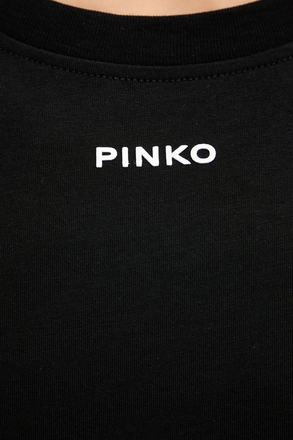 Памучна тениска Pinko 100373.A34F черен