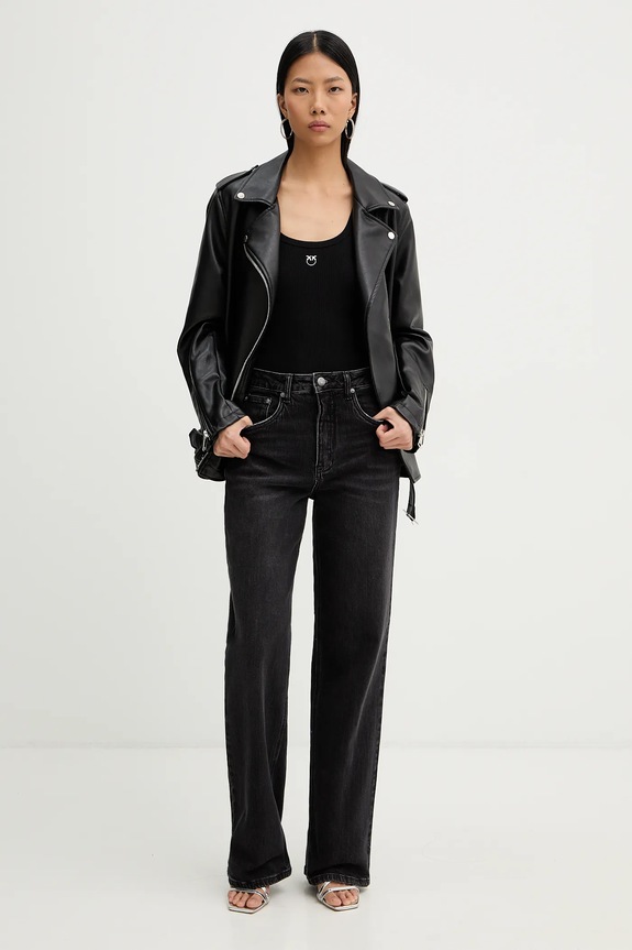 Top Pinko 100807.A338 μαύρο SS26