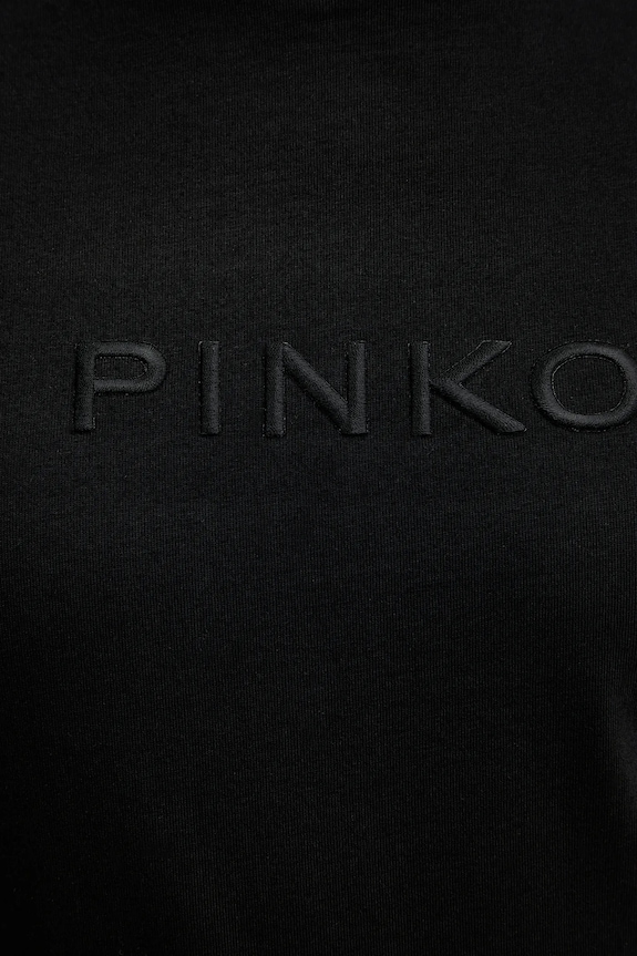 Pinko t-shirt bawełniany 101752.A339 czarny