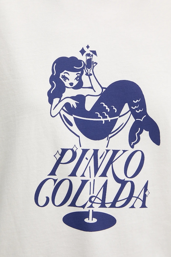 Βαμβακερό μπλουζάκι Pinko 105526.A33N