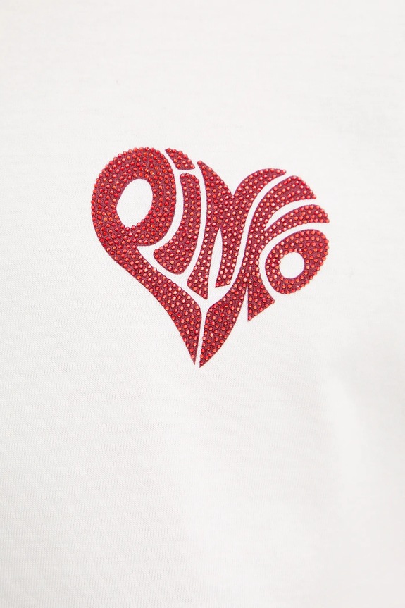 Pinko tricou din bumbac 105526.A33I alb