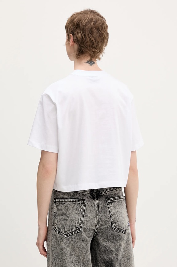Îmbrăcăminte Karl Lagerfeld Jeans tricou din bumbac B1W17054 alb